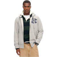 Herren Fleece Kapuzenpullover mit Reißverschluss