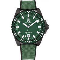 Automatische Herrenuhr mit blauem Zifferblatt