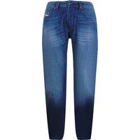 Dunkelblaue Jeans mit entspannter Passform