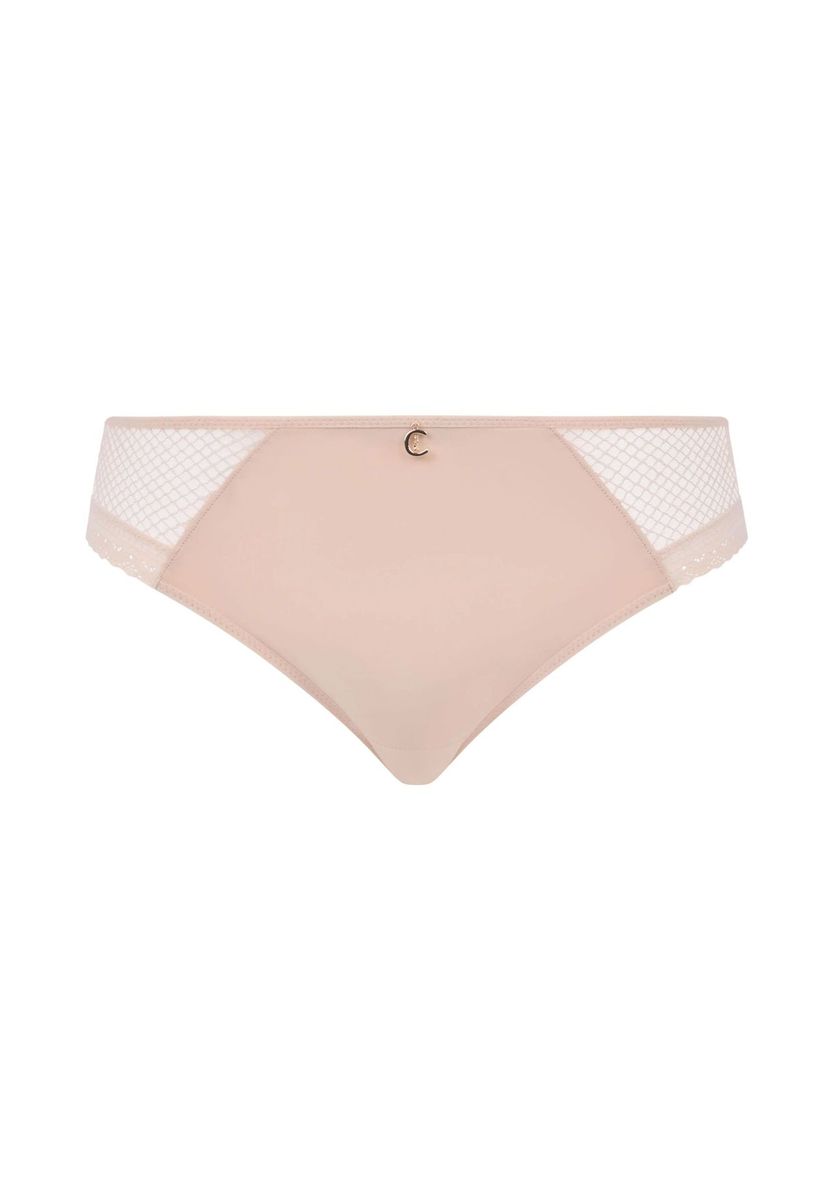 Hipster-Slip mit Spitzendetails und Anhänger