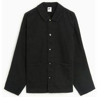 Klassisches Schwarzes Baumwoll-Workwear-Overshirt