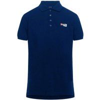 Klassisches marineblaues Kurzarm-Poloshirt