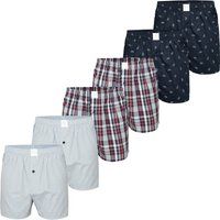 Gestreifte Baumwoll Web-Boxershorts