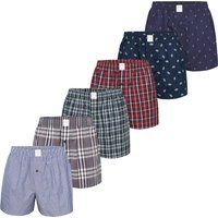 Gestreifte Baumwoll Web-Boxershorts