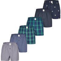 Gestreifte Baumwoll Web-Boxershorts