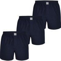Klassische Web-Boxershorts 3er-Pack