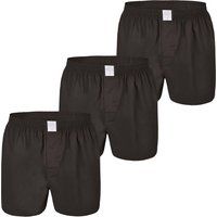 Klassische Web-Boxershorts 3er-Pack