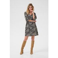 Kleid CRAdelena A-shape black offwhite