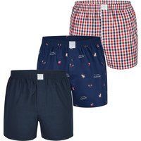 Web-Boxershorts Set mit festlichen Motiven