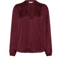 Kurzarm-Bluse NatalesPW Oversize fit bordo