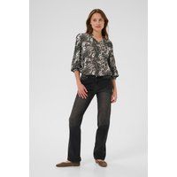 Langarm-Bluse KAlinda Regular fit black darkgrey