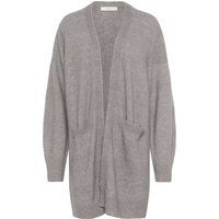 Strickjacke mit offener Vorderseite und Taschen