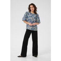 Langarm-Bluse KAdahlia Tight fit blue white
