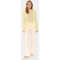Langarm-Bluse LabelleSZ Gerade Passform yellow