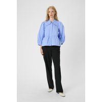 Kurzarm-Bluse KBAmy Feminine blue white