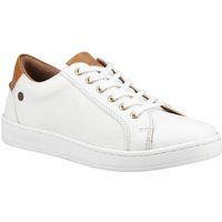 Cotswold Radcot Damen Sneaker Aus Weißem Leder