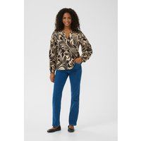 Langarm-Bluse KAcelia Regular fit blue grey multi
