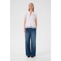 Ärmellose Bluse KBOmmi Straight fit white