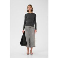 Figurbetontes Rippstrick Langarmshirt