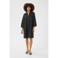 Schwingendes A-Linien Kleid Schwarz