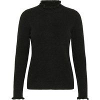 Klassischer Strickpullover mit V-Ausschnitt