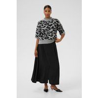 Strickpullover mit Leopardenmuster und Baggy-Passform