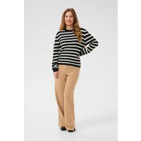 Strickpullover CUursula Casual fit black offwhite