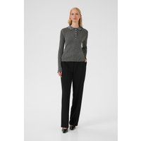 Slim-Fit Rippstrick Polo Shirt