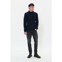 Woll-Kaschmir Strickpullover mit Relaxed Fit