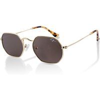 Retro-Oktagon-Sonnenbrille mit Schildpattakzenten