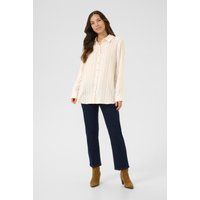 Langarm - Hemd CRVenea Loose fit offwhite