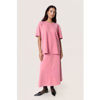 Locker geschnittenes rosa T-Shirt