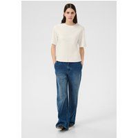 Feminines Baumwoll-T-Shirt mit lockerer Passform