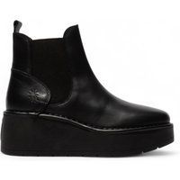 Chelsea-Stiefeletten aus Leder mit Plateau