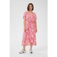 Kleid KAbeathe A-shape white red