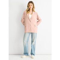 Übergroßer taillierter Blazer in Blush