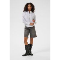 Langarm - Hemd KAosita Loose fit white black