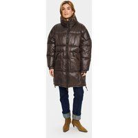 Oversize Steppmantel mit Kragen
