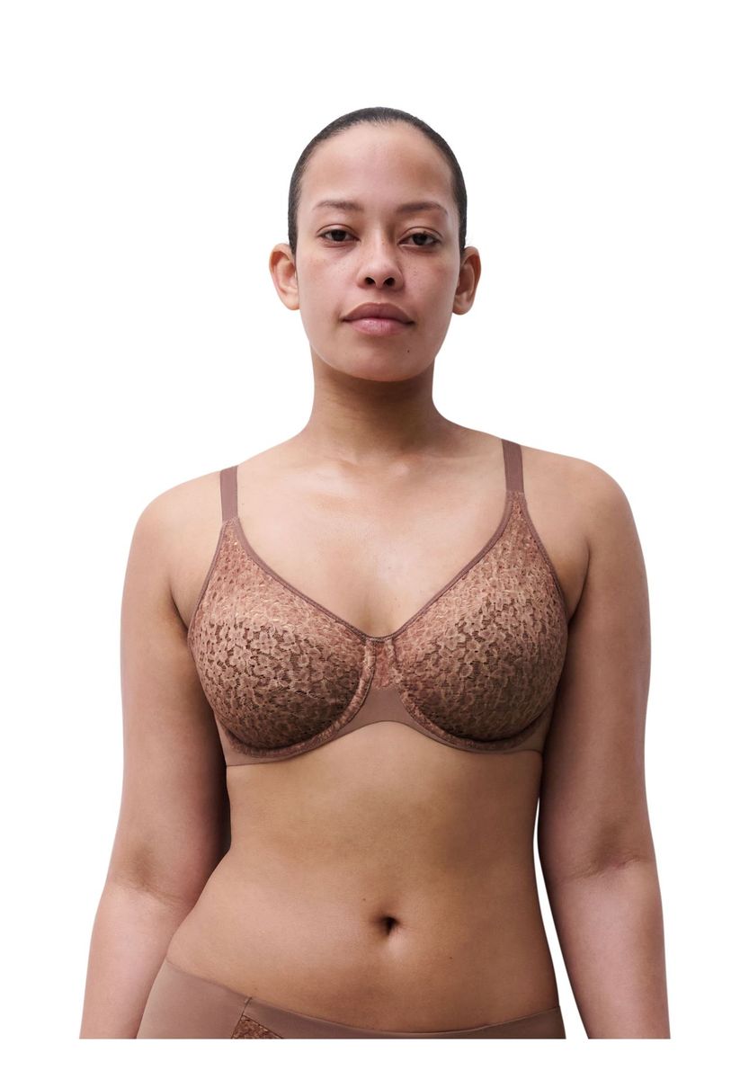 Floral Spitzen-BH mit Bügel, nahtloses Design