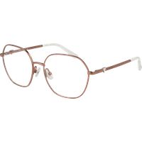 Runde Roségoldene Metallbrille