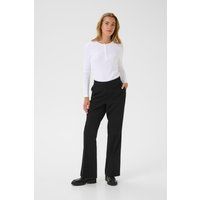 Elegante Schwarze Weitgeschnittene Hose