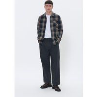 Flanell-Overshirt aus Baumwolle mit Karomuster