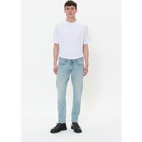 Jeans mit gerader Passform in Hellblau