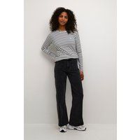 Jeans mit regulärer Passform und hoher Taille