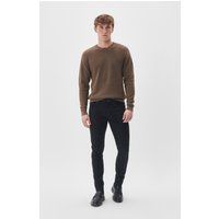 Klassischer Strickpullover mit Rundhalsausschnitt