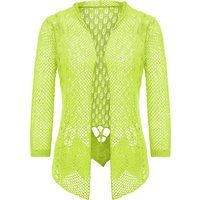 Mymo Strickjacke Frauen Limette