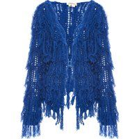 Mymo Strickjacke Frauen KÖNIGSBLAU