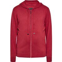 Herren Strickjacke mit Kapuze und Reißverschluss