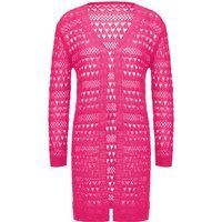 Mymo Strickjacke Frauen neonpink
