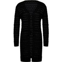 Mymo Strickjacke Frauen schwarz